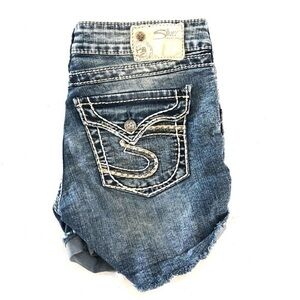 Silver Jeans McKenzie Women's Denim Shorts Size W29
